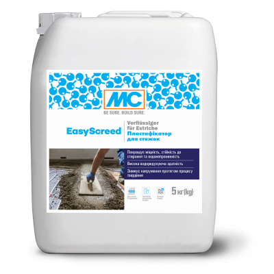 Пластифікатор для стяжок MC-Bauchemie Easy Screed, каністра 5 л (MC-PLESCR-05)